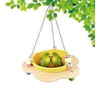 Bird House for Cage Breeding Cotton Rope Hammock