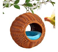 Bird House for Cage,Washable Breathable Chew-Resistant | Cockatiel Nesting Box - for Small Parrots Lovebird Finch Pet Living Room Home Indoor Outdoor Aviary Garden
