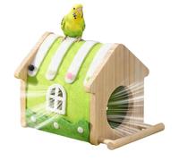 Bird House for the Bird Cage, Ventilated Bird House with Perch - Indoor Bird Bed House, for Sleeping and Resting Balcony and Living Room Blue Tit Robin Parakeet Budgies