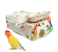Bird House for the Cage, Windproof Warm Plush Hammock Made of Cotton, with Zip, Warm Winter Bird Bed, for Hamsters, Canaries, Hummingbirds, Parakeets, Finches, Macaw, Lovebirds and Others