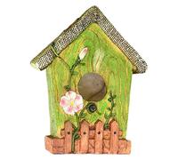 Bird House for Trees, Outdoor Bird Houses - Resin Garden Bird House | Colorful Nesting Box, Decorative Pet Cottage, Garden Decor for Balcony of the Garden