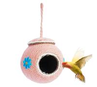 Bird House | Handwoven Parrot Coco Hut House Bed,Anti-bite Resting Breeding Place & Bird Nest For Budgerigar, Parakeet, Cockatiel, Love Birds, Finches