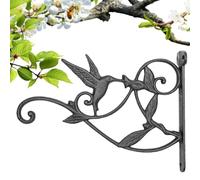 Bird House Hanger Bracket, Cast Iron Wind Chime Holder, Anti-Rust Hook with Vintage Retro Bird Design for Garage, Bedroom & Modern Living Room