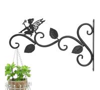 Bird House Hanger Bracket, Cast Iron Wind Chime Holder, Anti-Rust Hook with Vintage Retro Bird Design for Garage, Bedroom & Modern Living Room