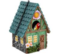 Bird House Indoor Outdoor Small Bird Houses Gifts for Bird Lovers Hanging Bird House for Hummingbird Bluebird Swallow Wren Bird Robin Bird