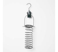(Bird House) Metal Hanging Bird Feeder with Bird Decoration