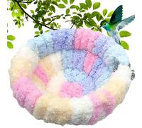 Bird House Nest - Comfortable Hut Hut, Comfortable Breeding Space, Natural Hanging Habitat For Caged Birds | Soft Cotton Nest With Feathers For Budg Pan Pan