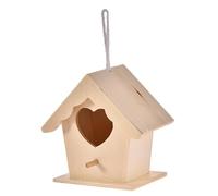 Bird House / Nesting Box for Small Songbirds such as Tits, Sparrows and Finch - Indoor as Decoration and Outdoor as a Nesting Site, Naturally Weatherproof, Ideal for Any Garden Size, Outdoor, Tree or
