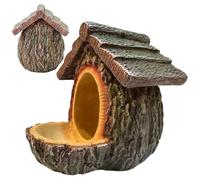 Bird House | Open Design Bird House for Feeding | Decorative Wild Bird House | for Squirrel & Hummingbird Watching From Window To Outside