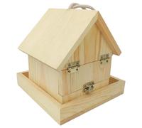 Bird House Outside | Sturdy Cottages In Nesting Cage | Patio Decorations For Parrot Garden, Outdoor Bird Room, Wooden Nesting House For The Fattor