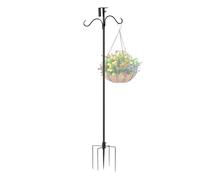 Bird House Pole - 6.33 Feet Heavy Duty Mount Kit for Stable Outdoor Setup, Adjustable Height Post with Strong Support, Mounting Rod for Wind Chimes, Solar Lights, Vine Plants, Planter