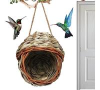 Bird House | Reed Bird Nest,Bird and Wildlife Watching in the Backyard, Window Bird House, Hummingbird Houses for Nesting for Home Bellv