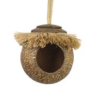 Bird House Spherical Coconut Shell Bird's Nest, Bird Breeding and Resting Place, Hamster Parrot Squirrel Aviary, Small, Medium, Large (Color : Style1, Size : Medium)