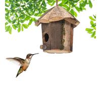 Bird House - Waterproof Bird Box | Bird Houses for the Garden | Natural Bird Boxes for a Variety of Birds | Easy to Assemble Nesting Box | Bird House Made for Wild Birds for the House