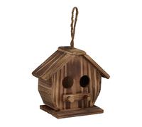 Bird House Wild Feeder Wood Nesting Box Garden Shelter Deco