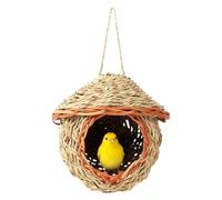 Bird House - Woven Bird Hut - Nests for Hummingbirds for Nesting, for Sparrow Parakeet Finch Canary Tit