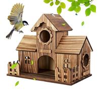 Bird Houses for Outside Rustic Natural Wooden Decor