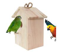 Bird Houses for Outside Wooden Breeding Box with Clear Window