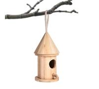 Bird Houses - Weatherproof Bird House Made of Bird Nest for Outdoor | Hanging Nesting Box for Small Birds, Handmade Bird Protection with Perch, Bird House for the Garden for Backyard