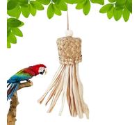 Bird Hunt Swing Swing Toy - Palm Leaf Hanging Chewing Toy for Parrots, Budgies, Cockatiels | Interactive Gag Game Accessory, Cage Decoration