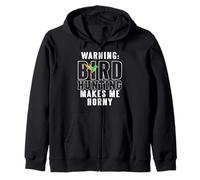 Bird Hunting Gets Me Fired Up Humor Style Zip Hoodie