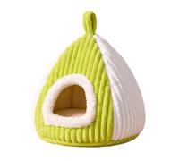 Bird Hut Soft Plush Warm - Thickened Enclosed Riangular Hammock | 7.09x7.87 inches Cockatiel Sleeping Nest Hut for Cold Weather Parrot Hamster Sugar Glider Conure Cockatiel Canary Finch
