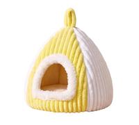 Bird Hut Soft Plush Warm - Thickened Enclosed Riangular Hammock | 7.09x7.87 inches Cockatiel Sleeping Nest Hut for Cold Weather Parrot Hamster Sugar Glider Conure Cockatiel Canary Finch