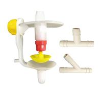 Bird Hydration Station - Hands-Off Attraction Dispenser, Universal Size With Splash Shield, Weatherproof ABS Body, Continuous Flow Supply, For Finch Lovebird Cockatiel Yard Garden
