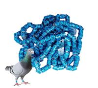 Bird Identification Rings: Leg Bands, 50 Pieces Foot Rings | Safe Racing Bird Supplies, Pigeon Tracking Bands For Ducks, Parrots And Chicks, Acces