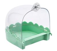 Bird In Bathroom Parrot Transparent Bathtub Cage Shower Box Bath Accessories Conure Bird Bathtub