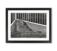 Bird In The Cage By Samuel De Mesquita Classic Painting Framed Print | A3 Black Framed Wall Art | Ready to Hang | Classic Historical Picture | Living Room Bedroom Lounge Office