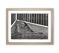 Bird In The Cage By Samuel De Mesquita Classic Painting Framed Print | A3 Oak Framed Wall Art | Ready to Hang | Classic Historical Picture | Living Room Bedroom Lounge Office