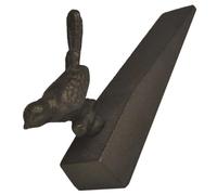 Bird Iron Doorstop Weighted Anti-Slip Vintage Decorative Stopper | Does Not Hurt the Door, Rustic Simple Shape, Home Decoration Piece for Traditional Decor