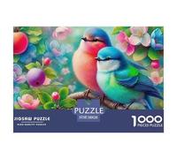 Bird Jigsaw Puzzles for Adults Impossible And Difficult Challenge 1000 Pieces Bird Challenging Puzzle Games Educational Games There Are Letters on The Back 38x26cm/1000pcs