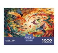 Bird Jigsaw Puzzles Great Gift for Adults 1000 Piece Family Challenging Toys Home Decors Heavens Jigsaw Puzzle for Women Men Adult 70x50cm/1000pcs