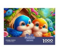 Bird Jigsaws for Adults Impossible And Difficult Challenge 1000 Pieces Bird Challenging Puzzle Games Puzzle Games There Are Letters on The Back 70x50cm/1000pcs