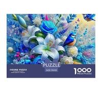 Bird Jigsaws Kid Age 12 Years Up Impossible And Difficult Challenge 1000 Pieces Bird Challenging Puzzle Games Puzzle Games There Are Letters on The Back 70x50cm/1000pcs