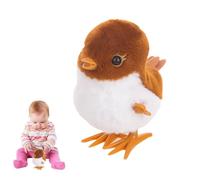 Bird Kids - Jumping Birds | Sparrow Sound Bird, For Easter Gift,Clockwork Jumping Birds And Parrots Toys For Kids Easter Xmas Halloween Party Favors, Authentic Birdss Sound, Soft Toy Kid
