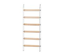Bird Ladder - Conure Cage Stand Accessories | Finches Ladder Training Toys with 360° Rotatable Hook for Cockatiel Conure Parakeet Lovebirds