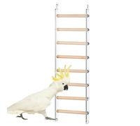 Bird Ladder for Cage, Bird Stairs, Bird Cage Ladder, Bird Climbing Toy, Birds Steps Climbing Bridge Wooden Ladder, Fun Ladder Toy for Training, Cage Accessories, Climbing Perches for Parakeets