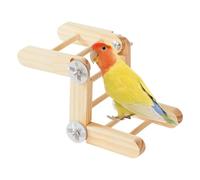 Bird Ladder for Cage - Wooden Perch for Standing, Climbing and Biting - Wooden Toy for Parakeets Climbing Cage Accessories - For Gum Health for Love Birds and Cockatiels