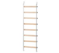 Bird Ladder Perching Calculation Cage Accessories | Climbing Games on Training Ladder with a 360° Rotating Hook for Parakeets, Parakeets, Cockatoos, Lovebirds