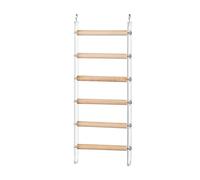 Bird Ladder Perching Calculation Cage Accessories | Climbing Games on Training Ladder with a 360° Rotating Hook for Parakeets, Parakeets, Cockatoos, Lovebirds