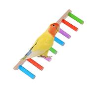 Bird Ladder - Wooden Ladder Toy for Parrots, Multifunctional Tools for Sharpening Claws and Entertaining in Fighting Boredom