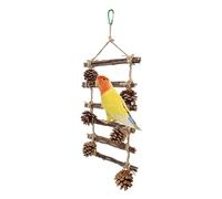 Bird Ladders For Parrots Funny Natural Wooden Perch Ornaments