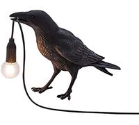 Bird Lamp Table Lamp Playing Raven/Applique, Modern Table Light, Bird Desk Lamp, Table Lamp Mordern Art Deco Table Lamps Bedside Decor for Living Room Decoration Raven Desk Lamp