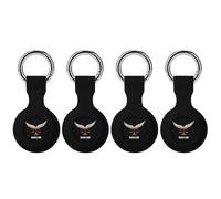 Bird Law Funny Lawyer Cute Keychain Holder Case Soft GPS Tracker Cover Silicone Shell Protective Compatible for AirTag