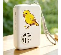 Bird Learning Machine, Audio Playback Voice Recorder for Teach Talking | Multi Segment Audio Realistic Sound Recording Speech Training Machine