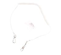 Bird Leash, Anti-Bite Bird Harness Retractable Bird Flying Rope, Flexible Bird Leash with Leg Ring, Anti-Bite Outdoor Flying Training(7.5mm)