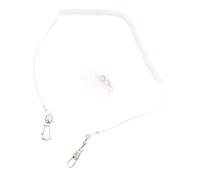 Bird Leash, Anti-Bite Bird Harness Retractable Bird Flying Rope, Flexible Bird Leash with Leg Ring, Anti-Bite Outdoor Flying Training(5.5mm)
